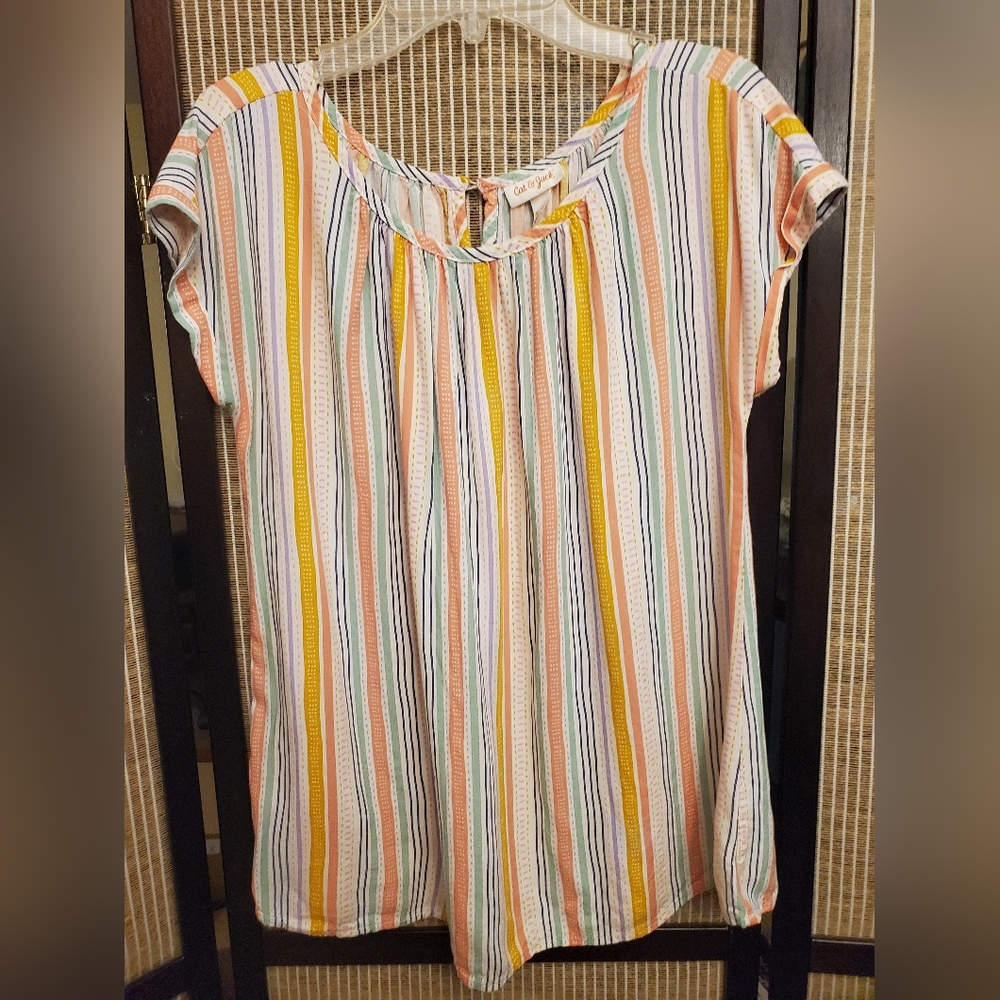 Girl's Stripe Blouse